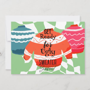 Ugly Sweater Christmas Holiday Card