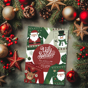Ugly Sweater Christmas Holiday Party Invitation