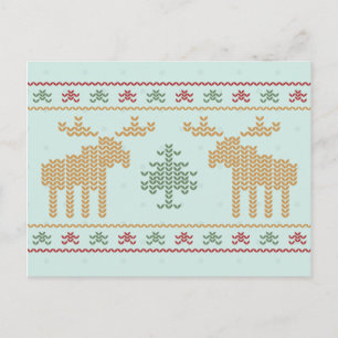 Ugly sweater christmas holiday party invitation postcard