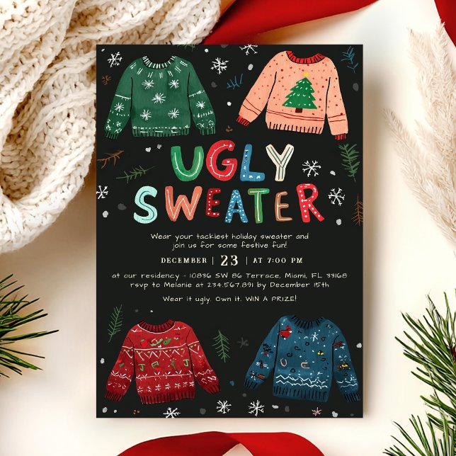 Ugly Sweater Christmas Invitation (Creator Uploaded)