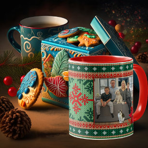 Ugly Sweater Christmas Keepsake Photo Mug