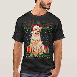 Ugly Sweater Christmas Lights Australian Cattle Do
