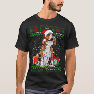 Ugly Sweater Christmas Lights Beagle Dog Lover
