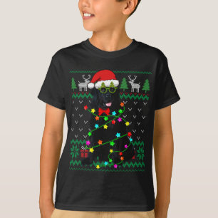 Ugly Sweater Christmas Lights Newfoundland Dog Pup