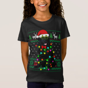 Ugly Sweater Christmas Lights Newfoundland Dog Pup