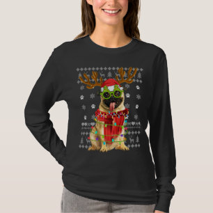 Ugly Sweater Christmas Lights Pug Dog Puppy Lover