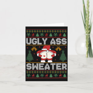 Ugly Sweater Christmas Long Sleeve  Card