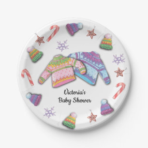 Ugly Sweater Christmas Paper Plate