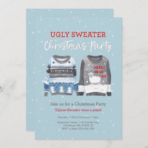 Ugly Sweater Christmas party Invitation