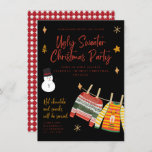 Ugly Sweater Christmas Party Invitations<br><div class="desc">Ugly Sweater Christmas Party Invitations Ugly sweater Christmas party invitation with two very ugly sweaters on a chalkboard and snowman . You can easily customise these fun ugly sweater Christmas party invitations for your event by simply adding your details and your name in the font style and colour you prefer....</div>