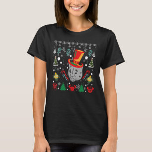 Ugly Sweater. Christmas Santa Reindeer Snowman Gin T-Shirt