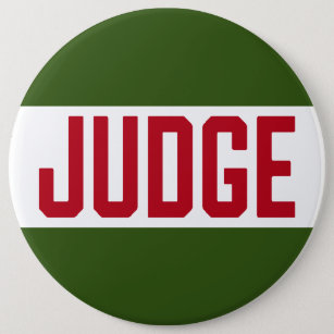 Ugly Sweater Contest Judge 6 Cm Round Badge