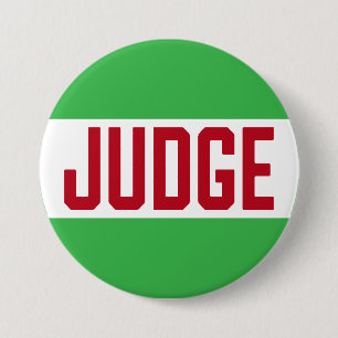 Ugly Sweater Contest Judge 7.5 Cm Round Badge