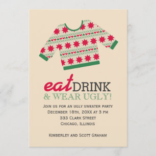 Ugly Sweater Invitation