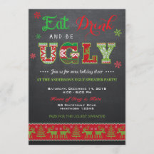 Ugly Sweater Invitation / Ugly Sweater Invite
