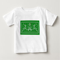 Ugly sweater jingle bells Christmas deers green