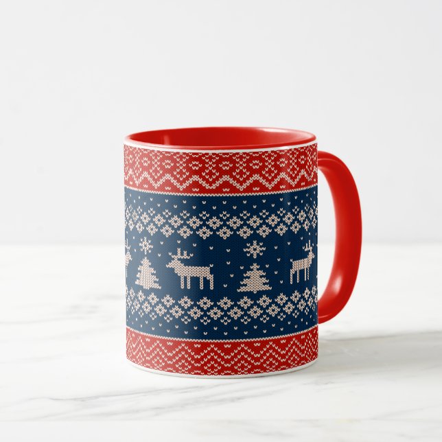 Ugly Sweater Mug Wrap (Front Right)