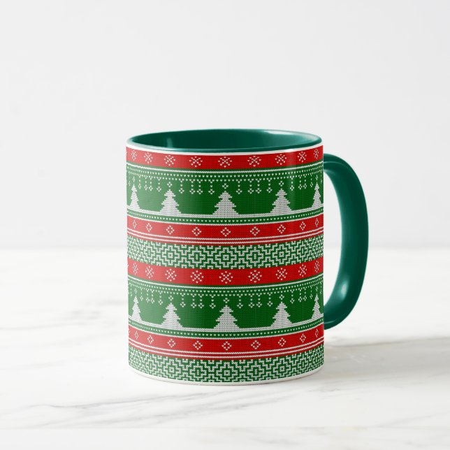 Ugly Sweater Mug Wrap (Front Right)