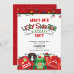 Ugly Sweater Party 60th Birthday Invitation<br><div class="desc">Christmas time 60th birthday invitation. Ugly sweater 60th birthday party design. Perfect fun theme for holiday birthdays for anyone turning sixty!</div>