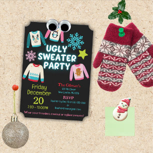 Ugly Sweater Party  Invitation