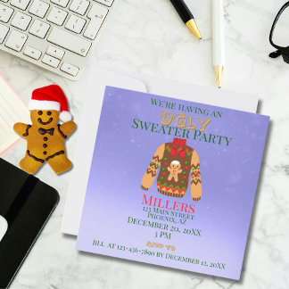 Ugly Sweater Party Invitation