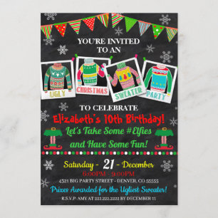 Ugly Sweater Party Invitation
