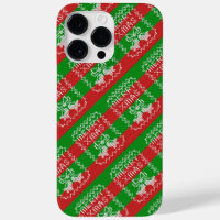 Ugly sweater pattern jingle bells Merry Xmas yarn