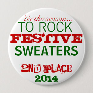 Ugly Sweater Prize Button