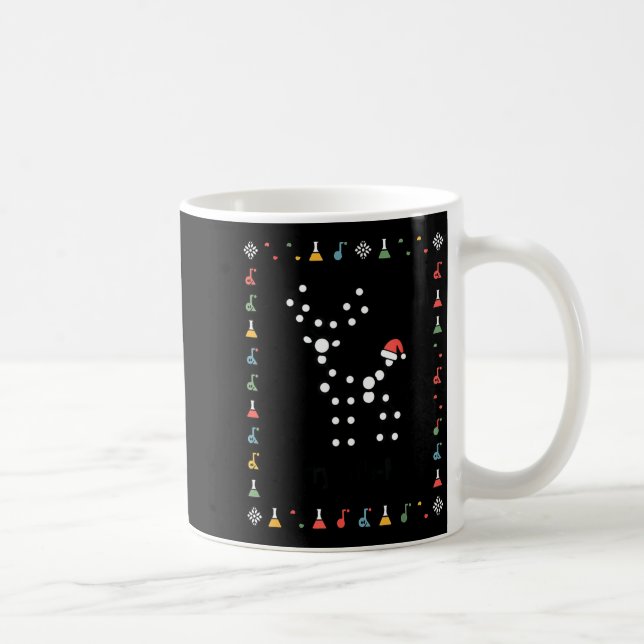 Ugly Sweater Science Christmas Chemistry Teacher M Coffee Mug (Right)