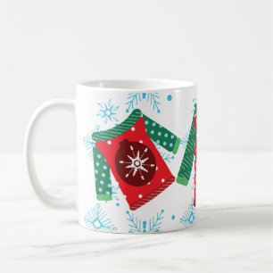 Ugly Sweater Snowflakes Pattern Coffee Mug