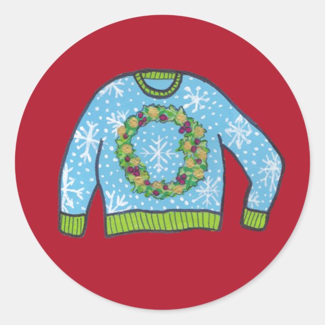 Ugly Sweater Stickers (Front)