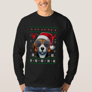 Ugly Sweater X-mas Santa Beagle Dog Christmas 1