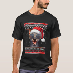 Ugly Sweater X-mas Santa Xoloitzcuintli Dog Christ