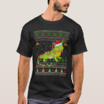 Ugly Sweater Xmas Lights Santa Hat Lizard Christma<br><div class="desc">Ugly Sweater Xmas Lights Santa Hat Lizard Christmas</div>
