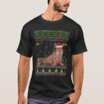 Ugly Sweater Xmas Lights Santa Hat Walrus Christma<br><div class="desc">Ugly Sweater Xmas Lights Santa Hat Walrus Christmas</div>