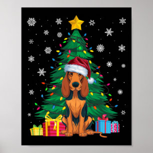 Ugly Sweater Xmas Tree Lights American English Coo Poster