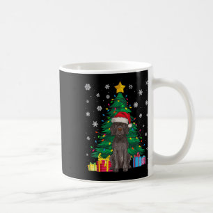 Ugly Sweater Xmas Tree Lights German Shorthaired P Coffee Mug