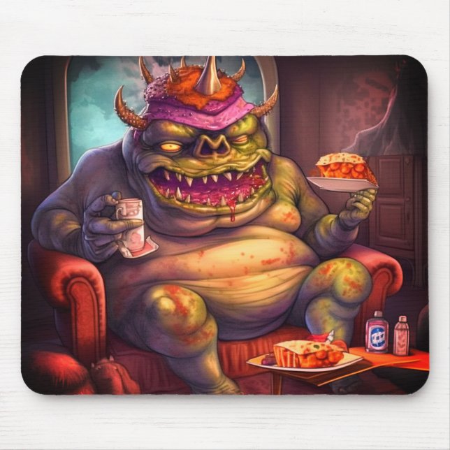 Ugly Toll Man Mouse Mat (Front)
