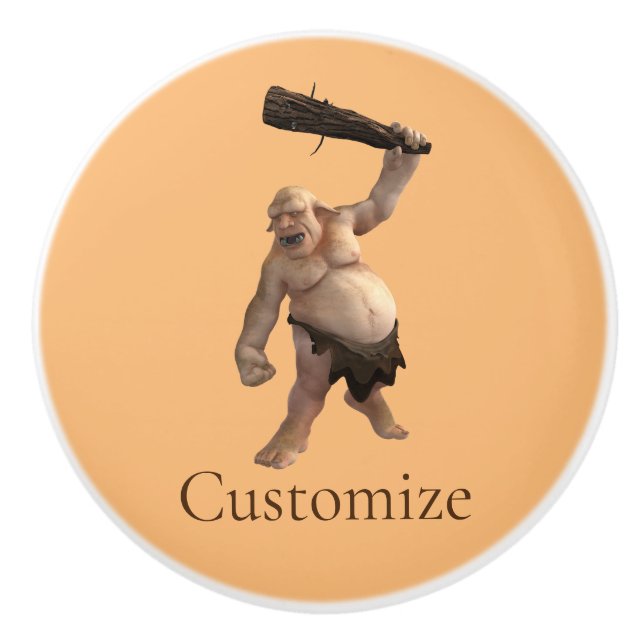 Ugly Troll Thunder_Cove Ceramic Knob (Front)