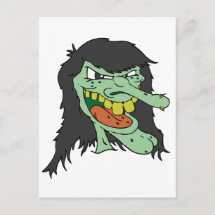 Ugly Witch Postcard