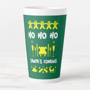 Ugly xmas office party latte mug