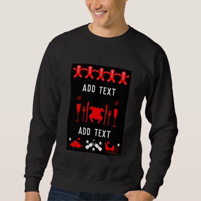 Ugly xmas office party sweater (Front)