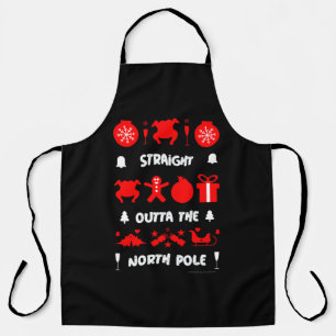 Ugly xmas office party sweater   apron