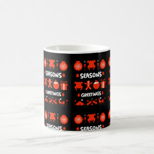 Ugly xmas office party sweater coffee mug