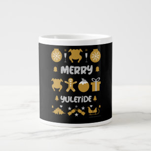 Ugly xmas office party sweater large coffee mug