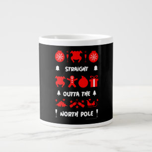 Ugly xmas office party sweater    large coffee mug