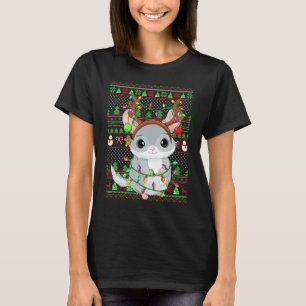 Ugly Xmas Sweater Style Lighting Chinchilla Christ