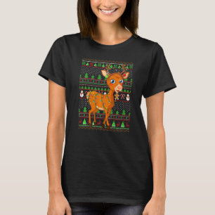 Ugly Xmas Sweater Style Lighting Deer Christmas  