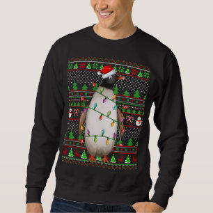 Ugly Xmas Sweater Style Lighting Penguin Bird Chri