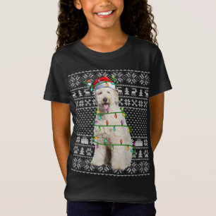 Ugly Xmas Sweater Style Santa Labradoodle Dog Chri